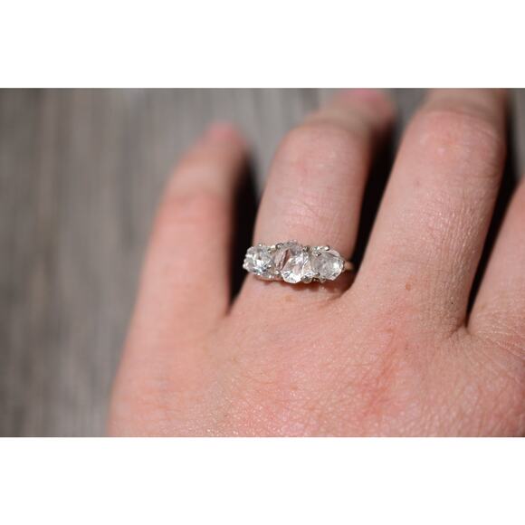 Engagement Ring, Raw Diamond Ring, Diamond Ring, uncut engagement ring, Rough - Picture 2 of 5